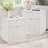 23'' Fluted Nightstand With Mid-Century Modern-605077751