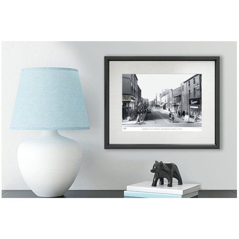 Barrow-in-Furness, Cavendish Street C1960 by Francis Frith - Single Picture Frame Print, 28cm H x 36cm W x 2.3cm D