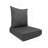 Seat Cushion With Zipper Closure And Separated Back Cushion, With White Polyester Padded Fill.-1046744232