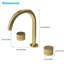 2-handle Bathroom Faucet