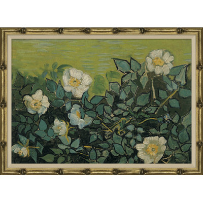 Wild Roses Painting by Van Gogh