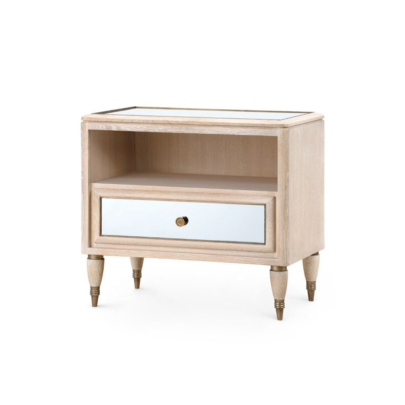 Sophia 1 - Drawer Solid Wood Nightstand