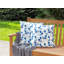 Torbora Indoor / Outdoor Floral Square Throw Cushion With Filling