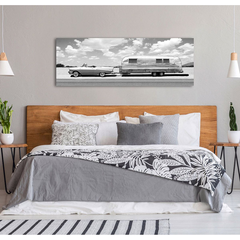 Ready To Go (BW) by Gasoline Images - Wrapped Canvas Panoramic Art Prints, 35cm H x 100cm W x 4cm D