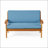 PEYTON LOVE SEAT + COFFEE TABLE