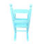 Chaise berçante bleu clair S - d'intérieur ou d'extérieur - convient aux enfants - durable-306972754