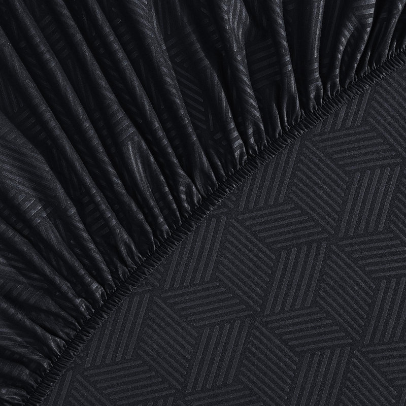 Liam Geometric Embossed Microfiber Sheet Set, Queen