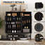 Armoire de rangement pour chaussures à 4 portes avec tablettes réglables Farmhouse-986715039