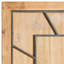Anetia Square Large Wooden Wall Clock