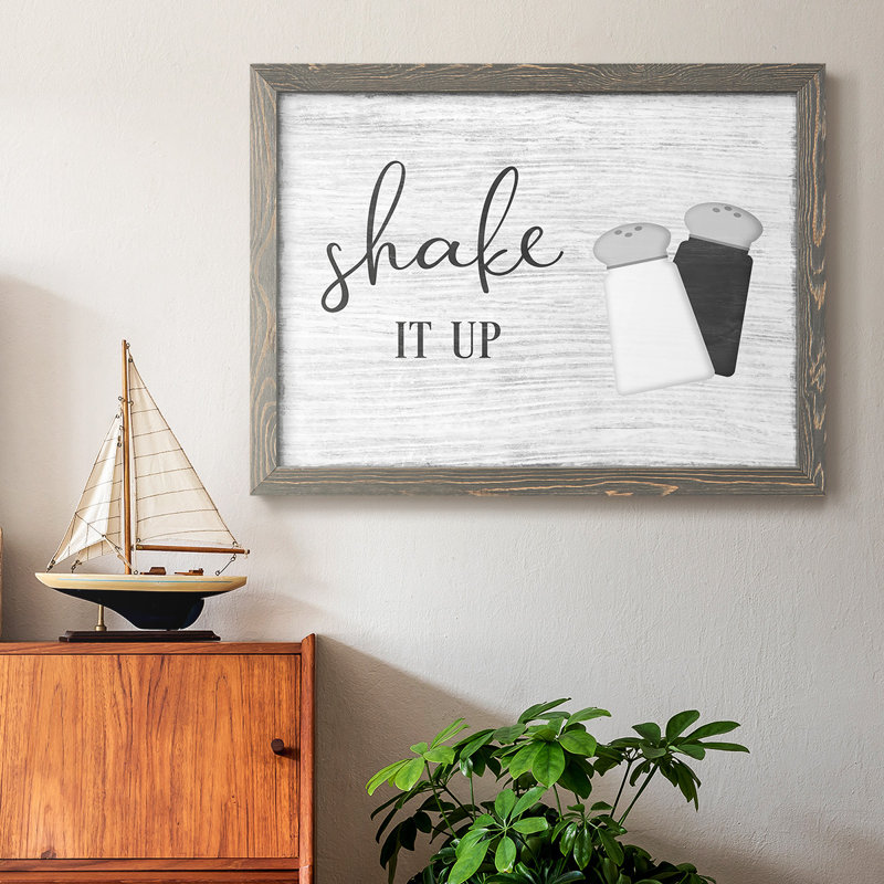 Shake It Up, reproduction d'art sur toile, Gris, H 26 po x l 38 po