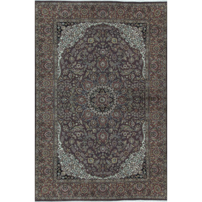Gramercy Wool Oriental Area Rug in Brown