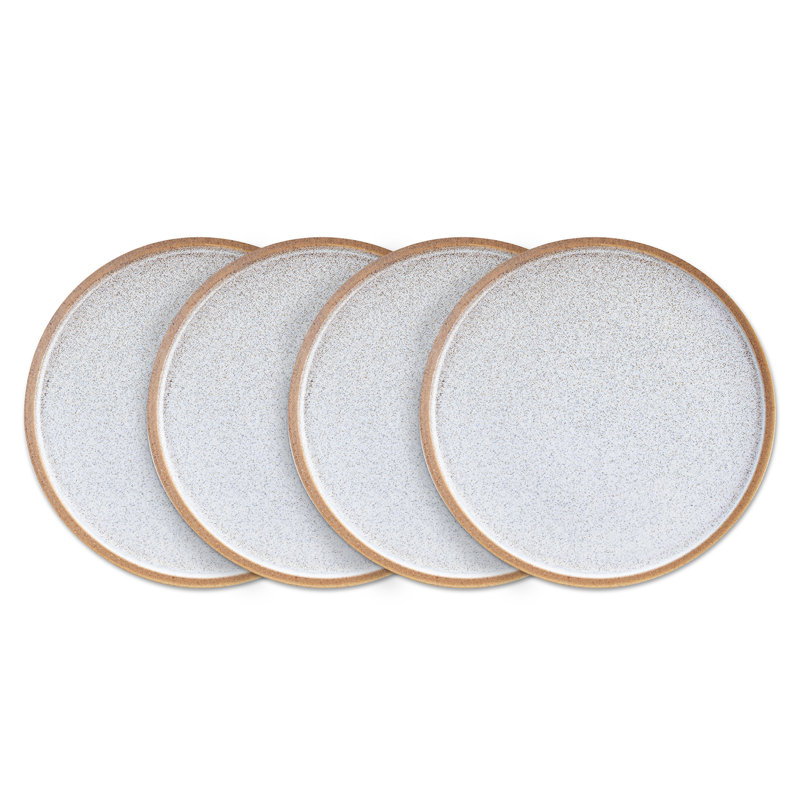 Stone Lain Vince 4-Piece Dinner Plate Set Stoneware, Brown