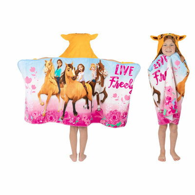 CozySplash Kids Hooded Bath Towel Wrap - 24x50 inches