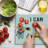 Ambesonne Fitness Cutting Board Large Size Animals Exercise Multicolor