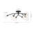 6-Light Sputnik Glass Globe Semi Flush Mount-665862774