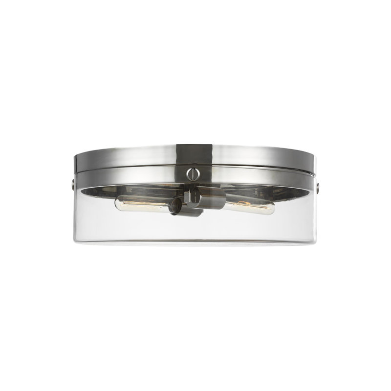 Garrett 2 - Light Flush Mount, Polished Nickel