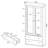 4-shelf Display Cabinet