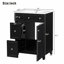 Base de meuble-lavabo simple 24 po seulement-100752545