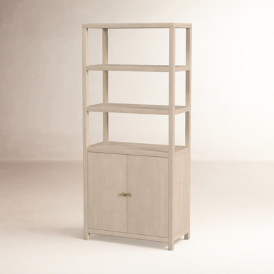 Celine 32" Acacia Bookcase