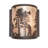 8" Wide Quail Hunter W/Dog Wall Sconce