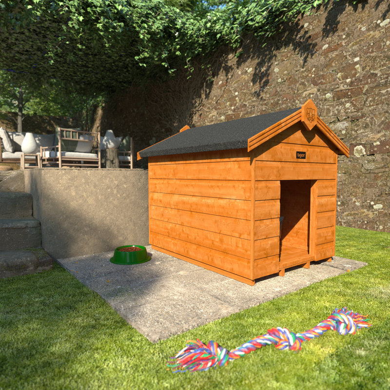Tiger Shiplap Dog Kennel