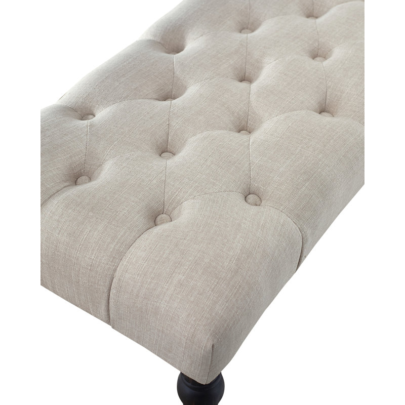 Banc rembourré Brookwood, Brun clair