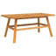 Ensemble de salon de jardin vidaXL 5 pièces en bois d'acacia massif brun