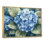 Hydrangées bleues proches I - décoration murale florale bleue