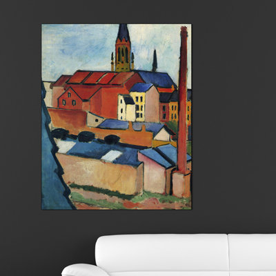Macke August - Wrapped Canvas Painting