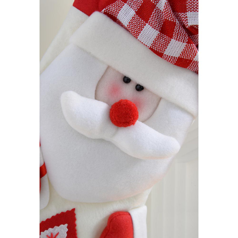 Snowman Santa Pack Hanging 3D Head Stocking
