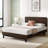 Rossignol Solid Wood Platform Bed with Adjustable Headboard-1834822332-1834822333