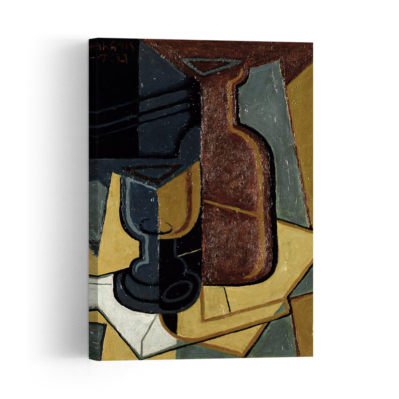 La Lettre, 1921, estampe d'art mural abstrait contemporain, 18" H x 12" W