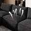 Canapé modulaire en chenille Boneless-1623630241