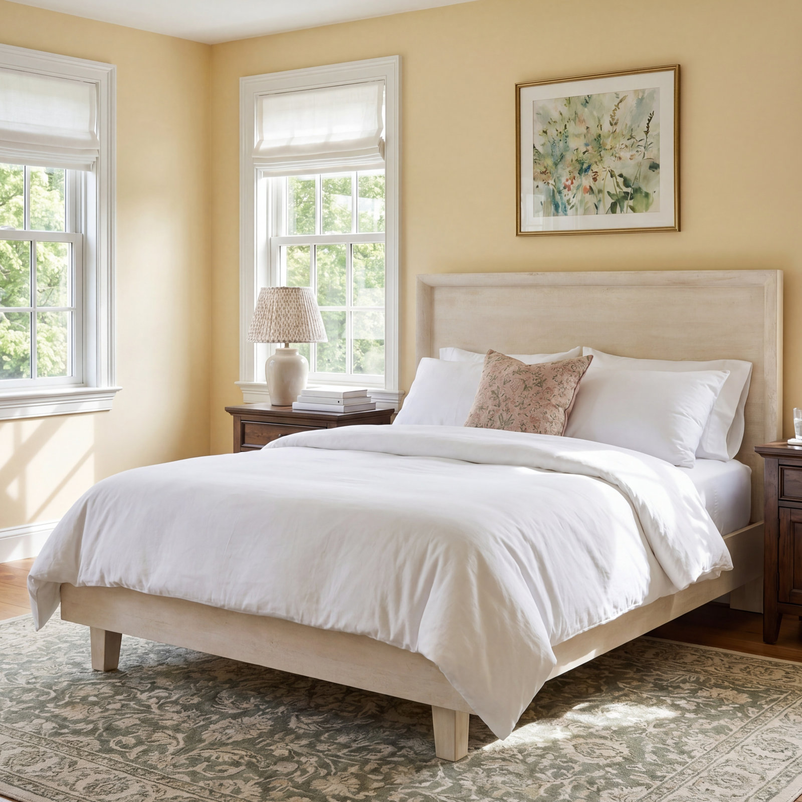 Reece Solid Wood Bed, King