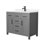 Meuble-lavabo simple autoportant de 42 po avec plateau en marbre Beckett