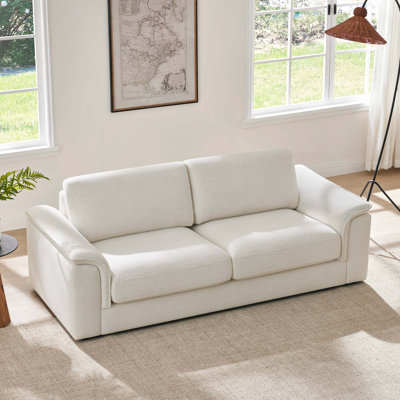 87" Upholstered Modern Sofa