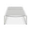 Ensemble de 2 chaises longues d'extérieur en aluminium avec dossier réglable à 5 niveaux et filet en textilène durable pour la piscine-433573769