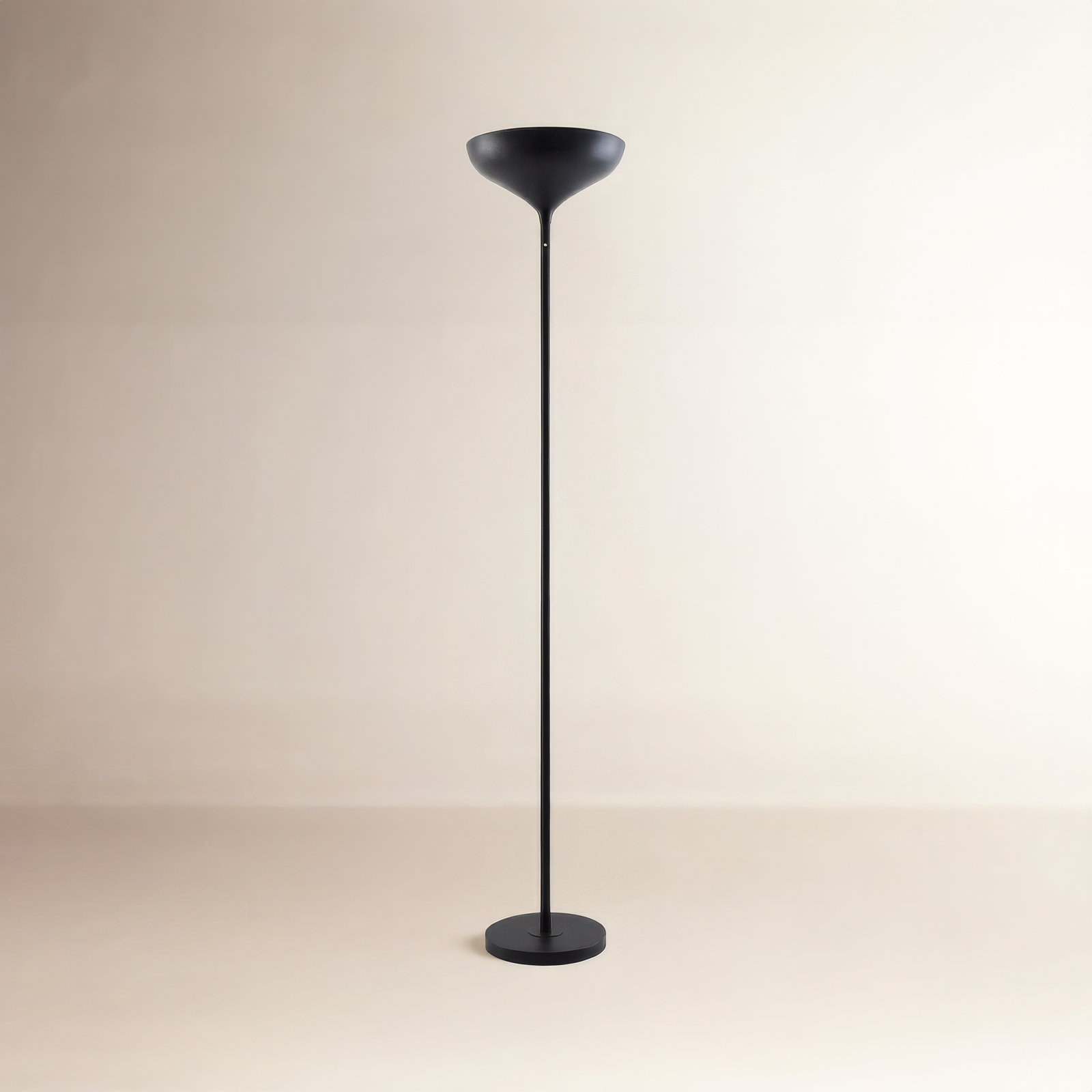 Nylah Luhu Floor Lamp, Black