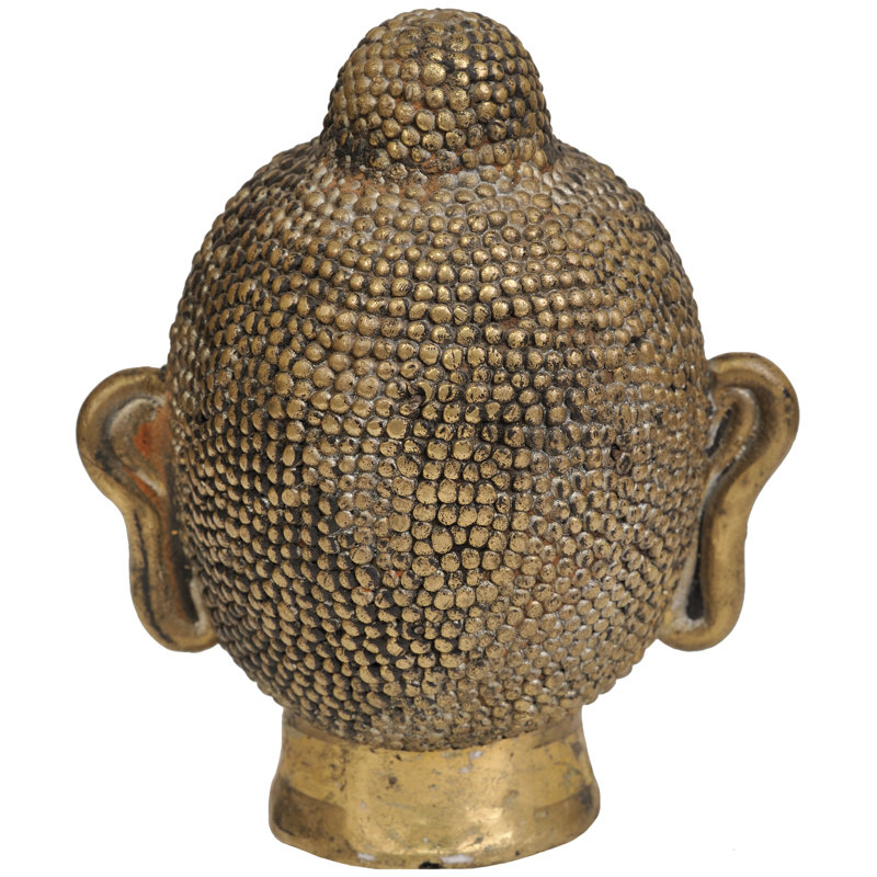 Tête de bouddha tribal en laiton