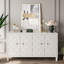 4 Door Accent Cabinet, Sideboard Buffet Server Cabinet, Storage Cabinet