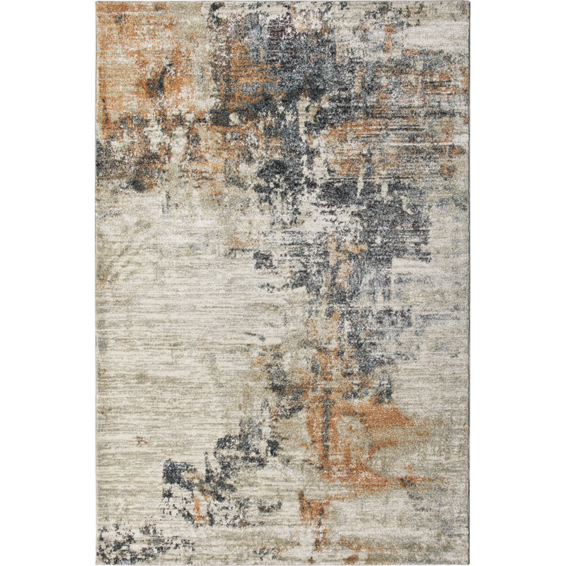 Anasthasie Abstract Flat Weave Area Rug, Rectangle 133 x 190 cm