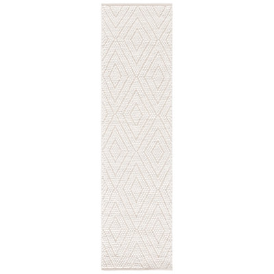 Natura Hand Woven Wool Pile With Cotton Backing Geometric Rug