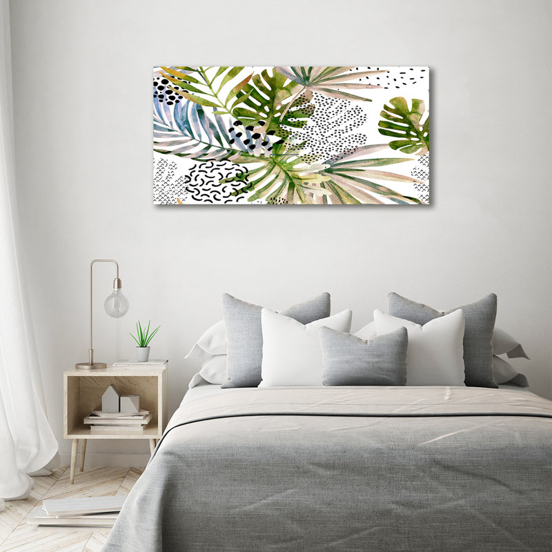 Tropical Leaves - Wrapped Canvas Print