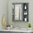 Alinblot 26'' W 25'' H Wall Mounted Required Framed Medicine Cabinet Mirror Adjustable-186617160