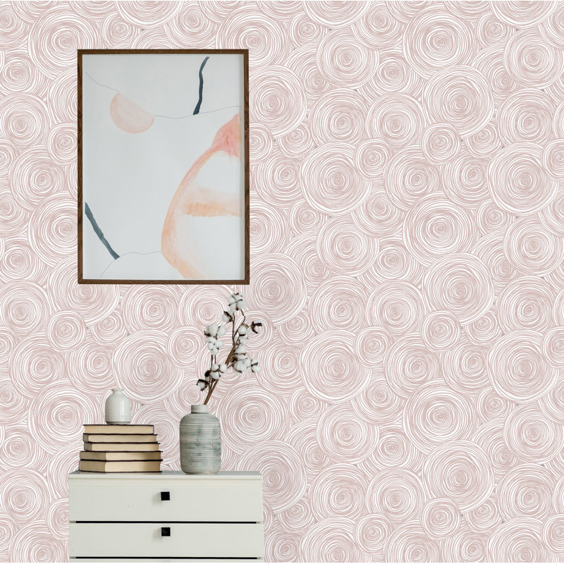 Rouleau de papier peint à peler et coller Aelynn, L 16,67 po x l 25 po