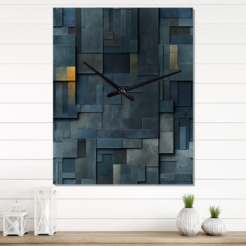 Horloge murale moderne, horloge décorative contemporaine, Moyen