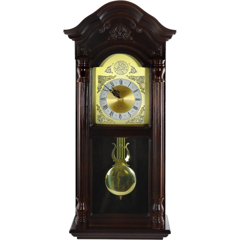 Bhumika Solid Wood Wall Clock