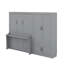 Grand lit escamotable avec placard