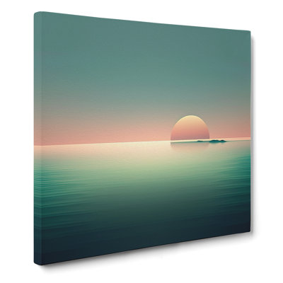Seascape Minimalism - Wrapped Canvas