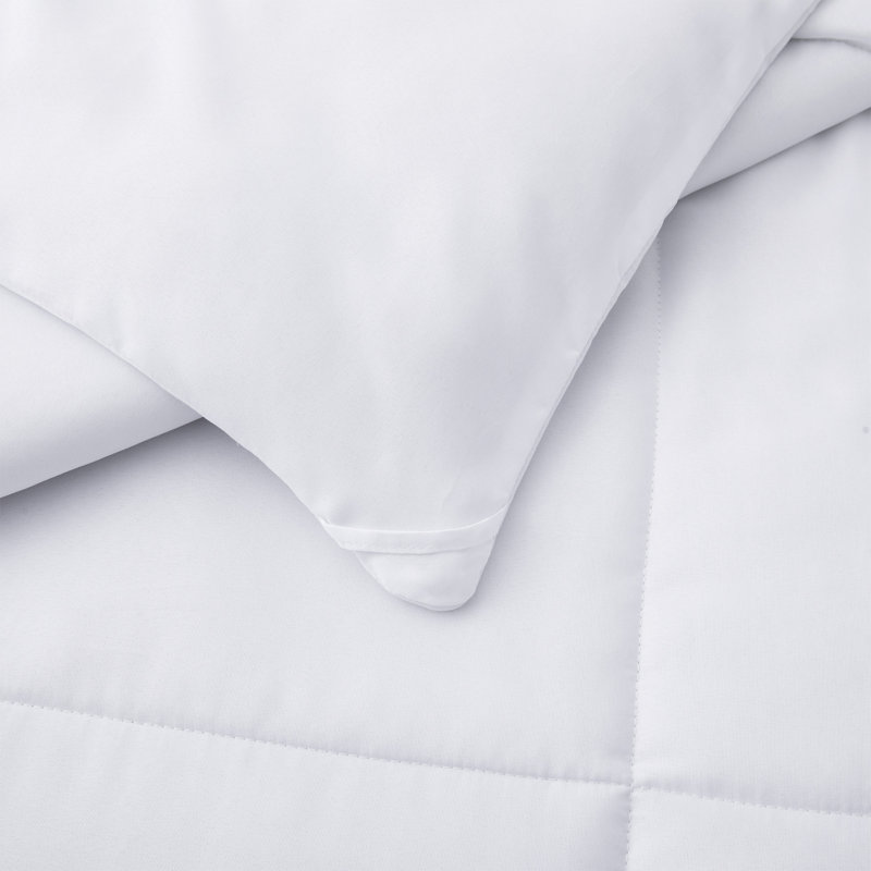 Édredon en duvet synthétique toutes saisons toutes saisons - hypoallergénique et doux, simple, Lit simple